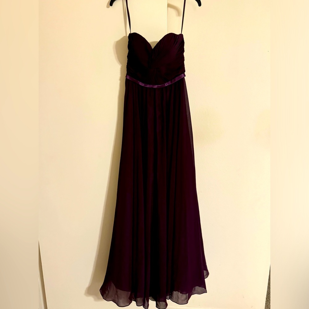 Bridesmaid Dress in Eggplant Color Size 4